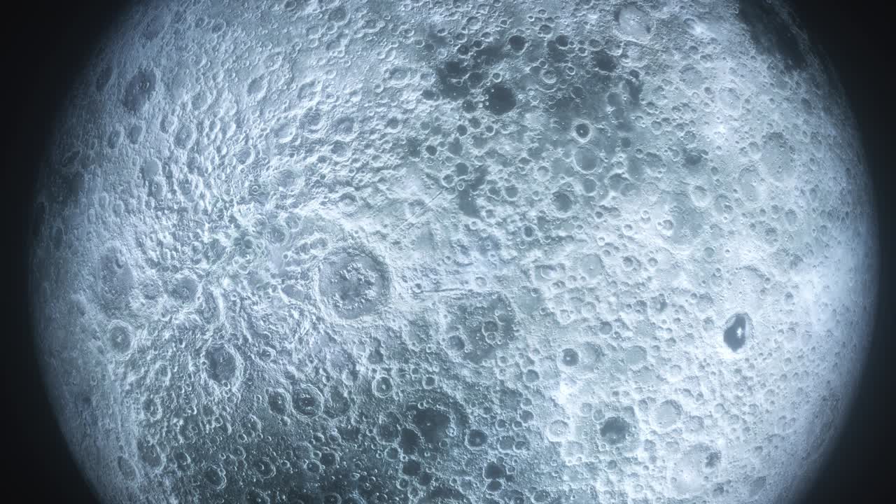 달의 단계의 클로즈업 3d 애니메이션 타임 프 아름다운 야간 달 원활한 루핑 배경 현실적인 깨한 달 표면 전체 사이클 그림자 빛나는 상세한 추상화 밤의 행성