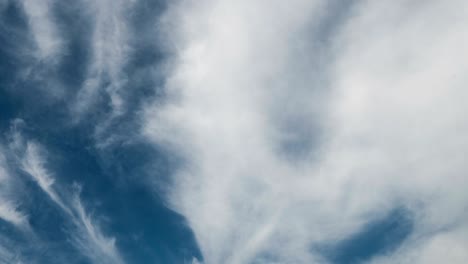 flying cumulus clouds, beautiful clouds time lapse, video loop