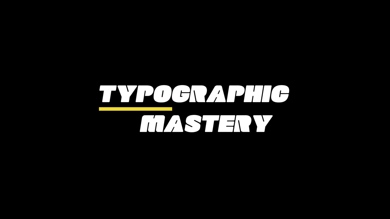 Minimale Typografie 06 / Adobe Premiere Pro 2022 und höher (MOGRT)