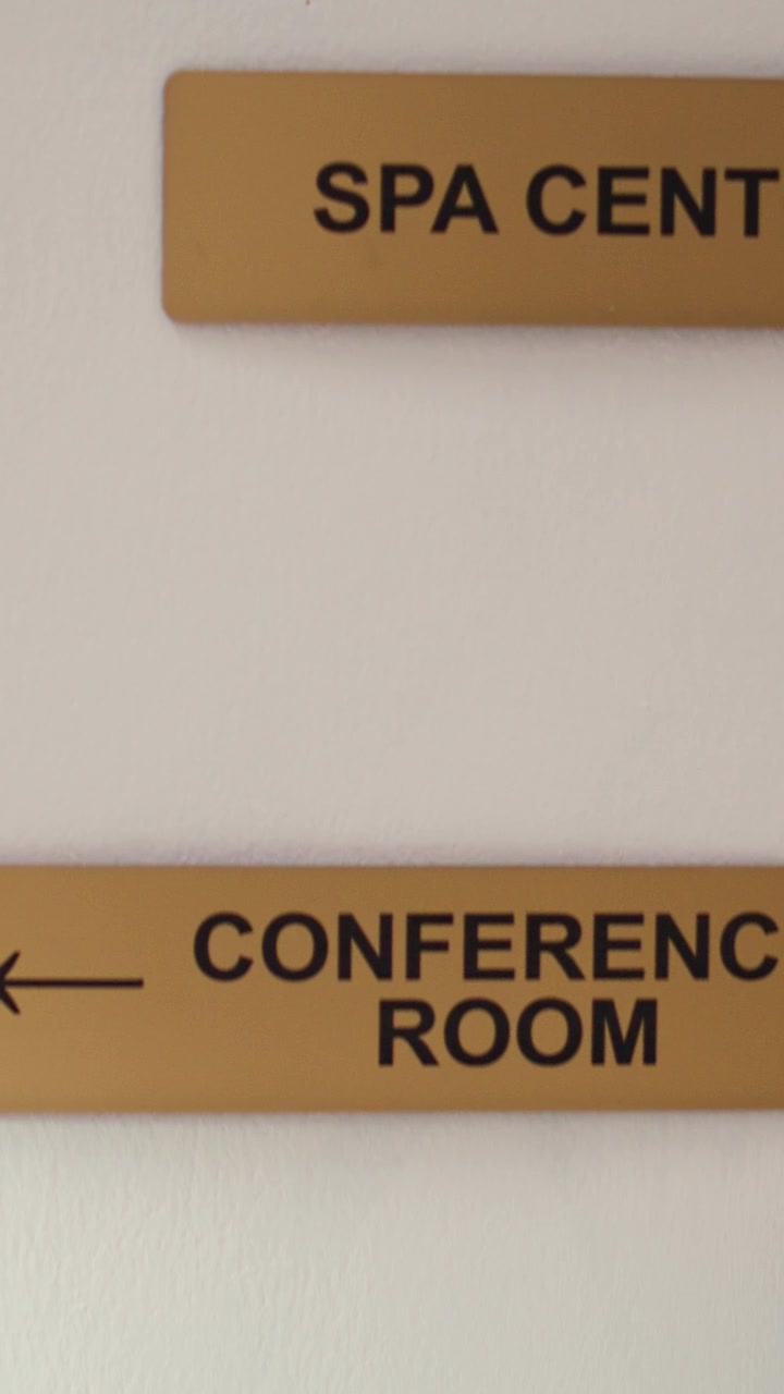 Restaurant and Conference Room Signs