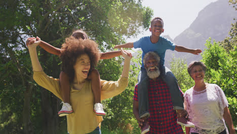 happy family spending time together