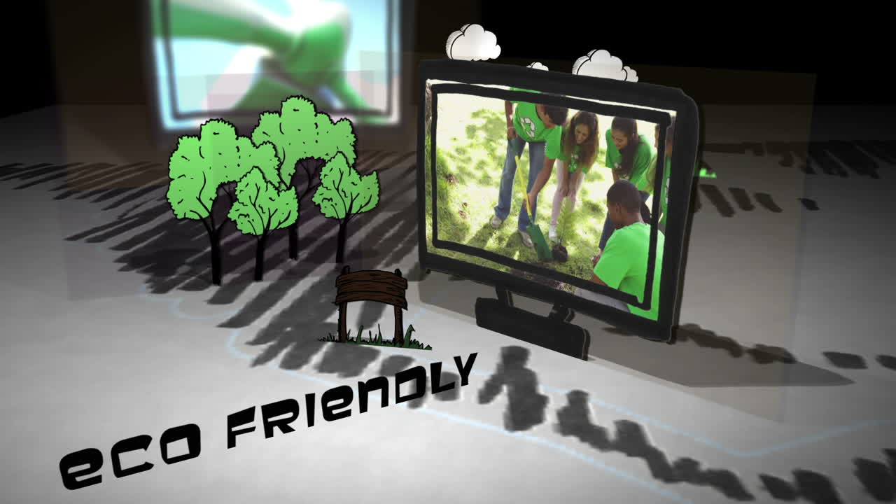 переработка монтажной анимации с экранами