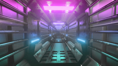 animation of light spots over digital tunnel