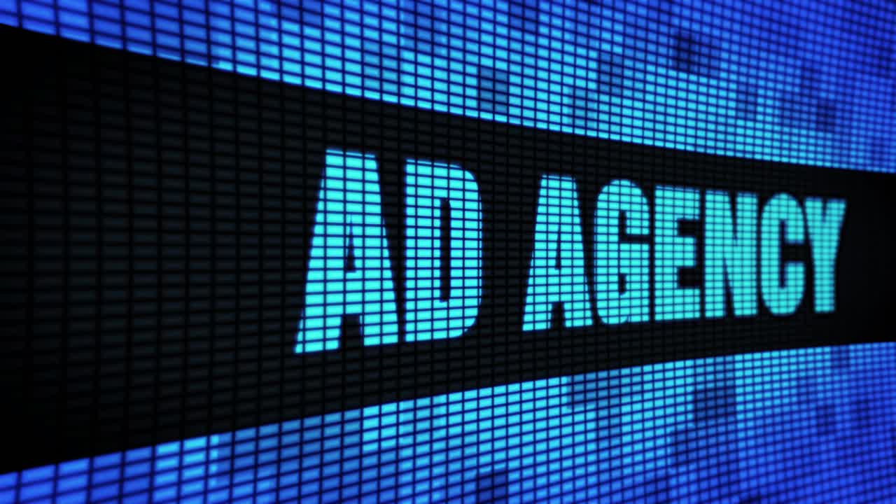 Ad Agency on LED Screen