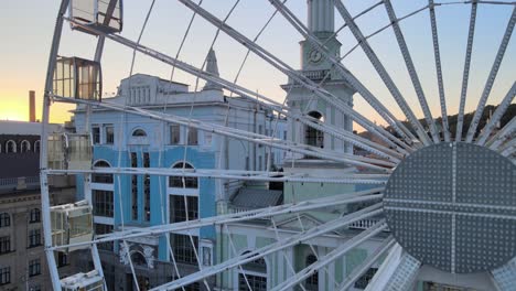 big ferris wheel in kyiv, ukraine