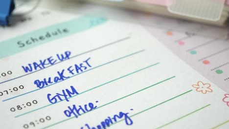 Daily Schedule Planner