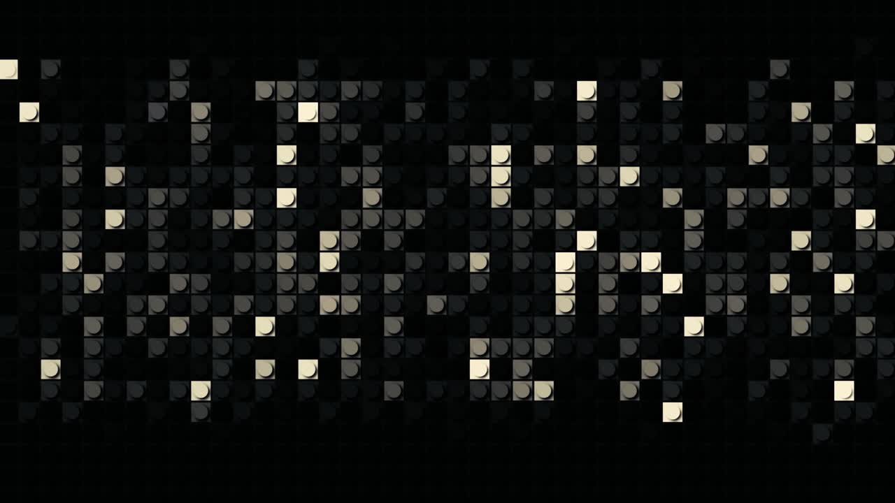 Abstract Geometric Pattern in Black and White