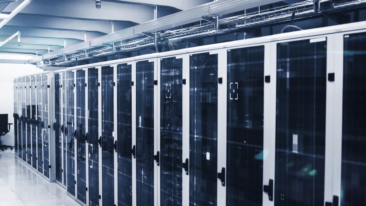 View of a server room