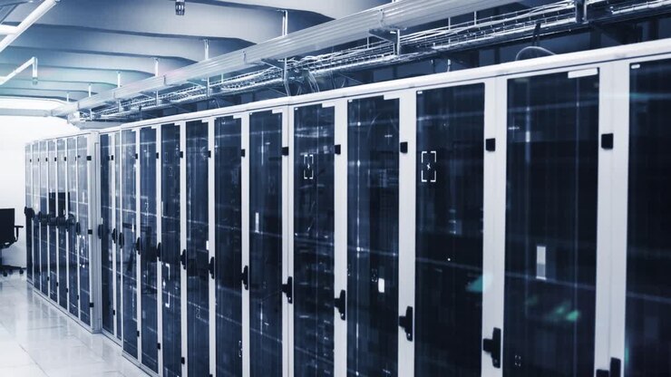 View of a server room