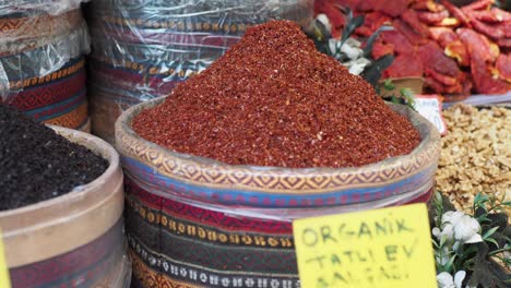 turkish spice market display