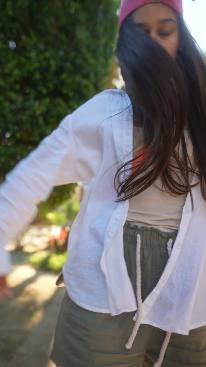 공원에 있는 여자