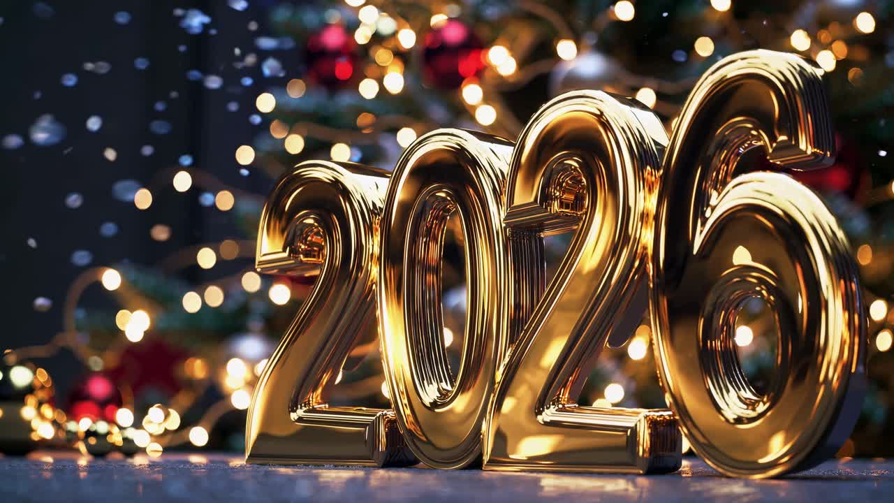 2026 New Year's Eve with Christmas Decorations