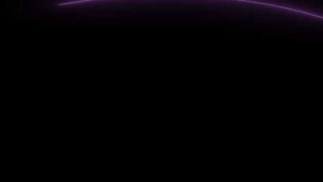 animación de senderos de neón azul sobre fondo negro