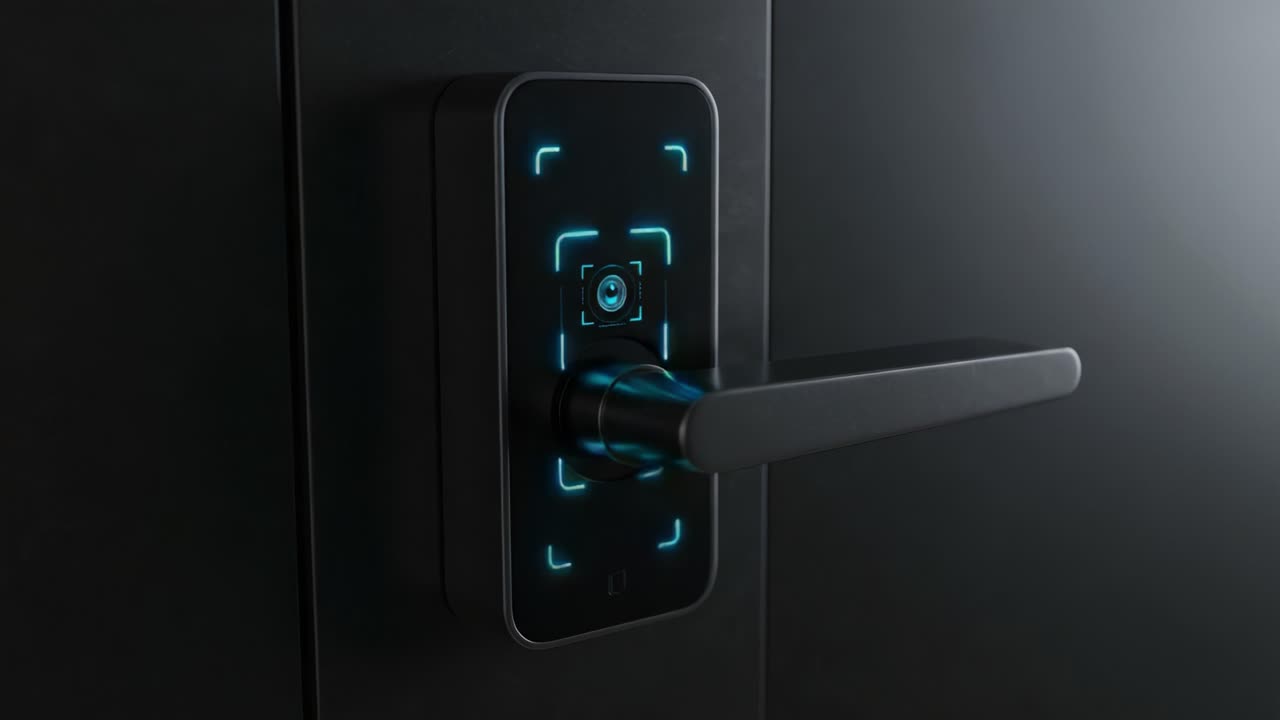Advanced Smart Door Lock Mechanism with Enhanced Digital Access Features, Designed for Modern Security Solutions in Residential and Commercial Spaces
