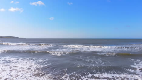 beautiful sea on a sunny day 4k