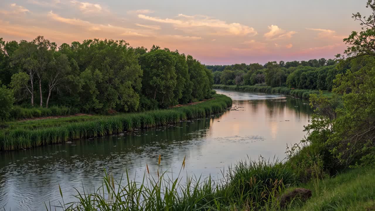 Scenic River Landscape
