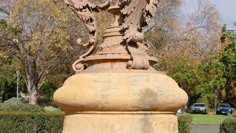 detailed view of a decorative statue