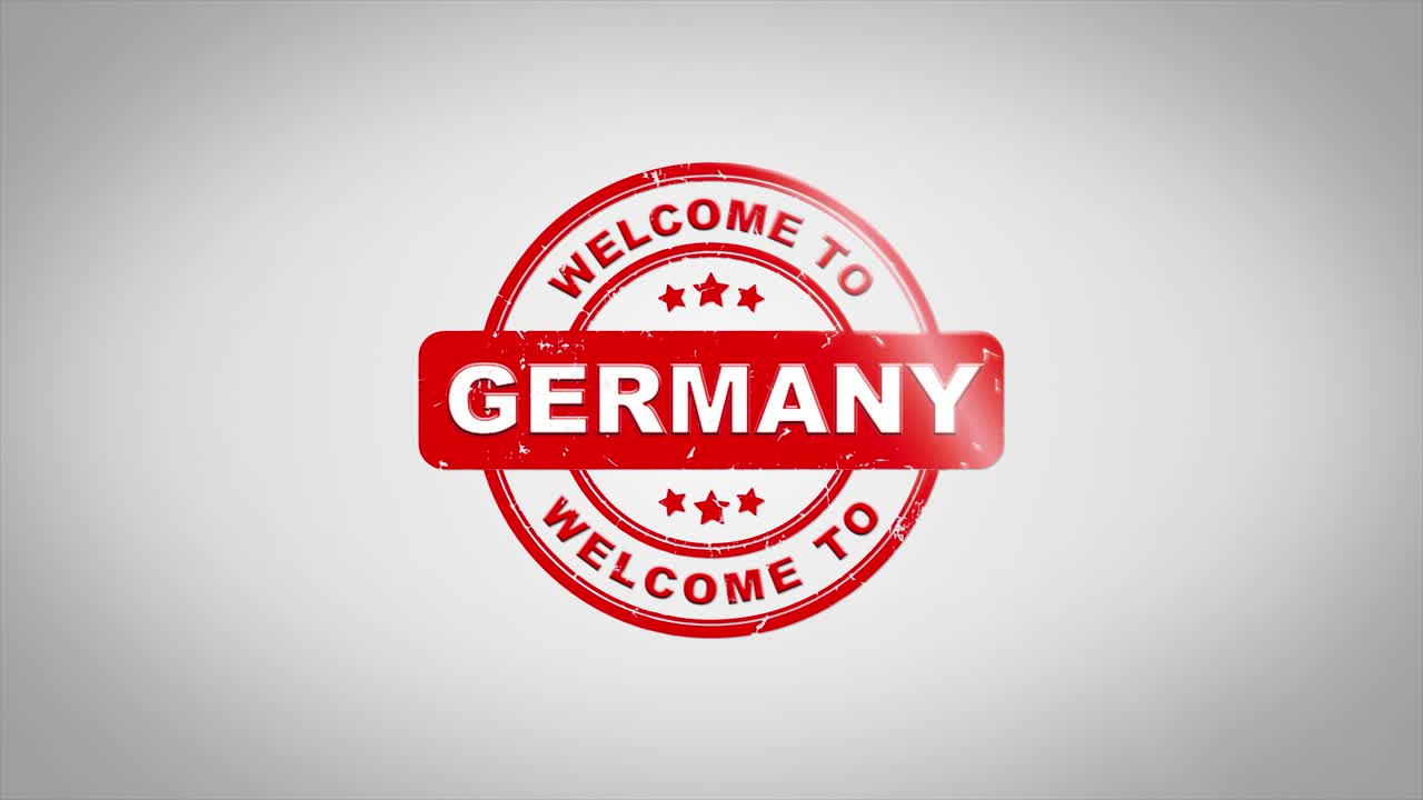 Timbro Benvenuti in Germania