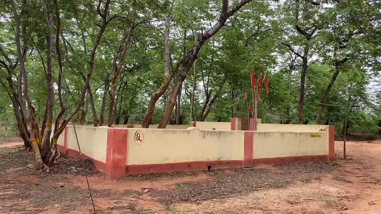 POV-opptak av et landsbyliv i Jharkhand, India.