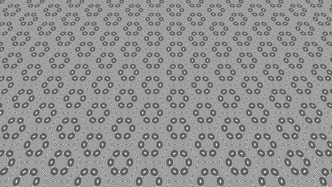 Graphic Pattern in Black and White that tilts up and moves.
