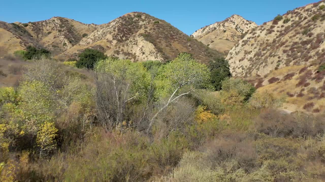 pico canyon, california y sus colores otoñales