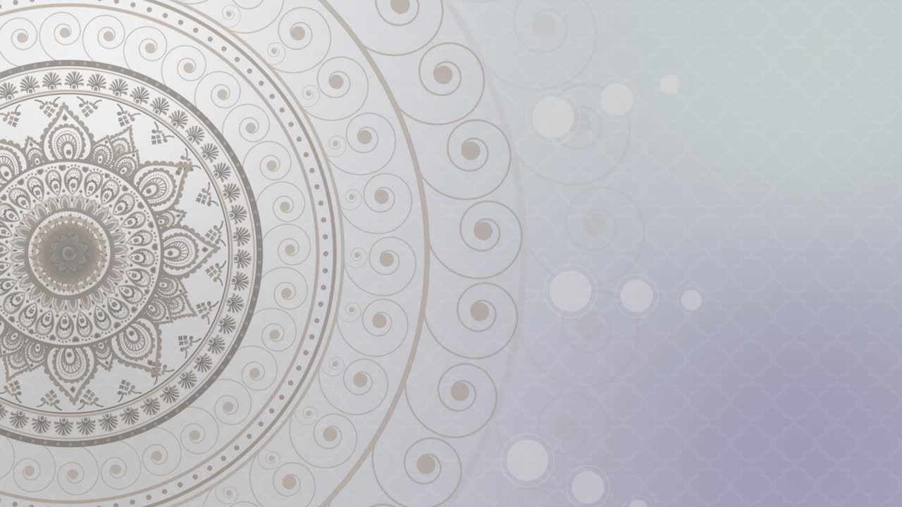 celebración de eid al adha mubarak para la comunidad musulmana, bucle elegante decoración de fondo de mandala arabesco con caligrafía traducida como: que tengas unas vacaciones bendecidas