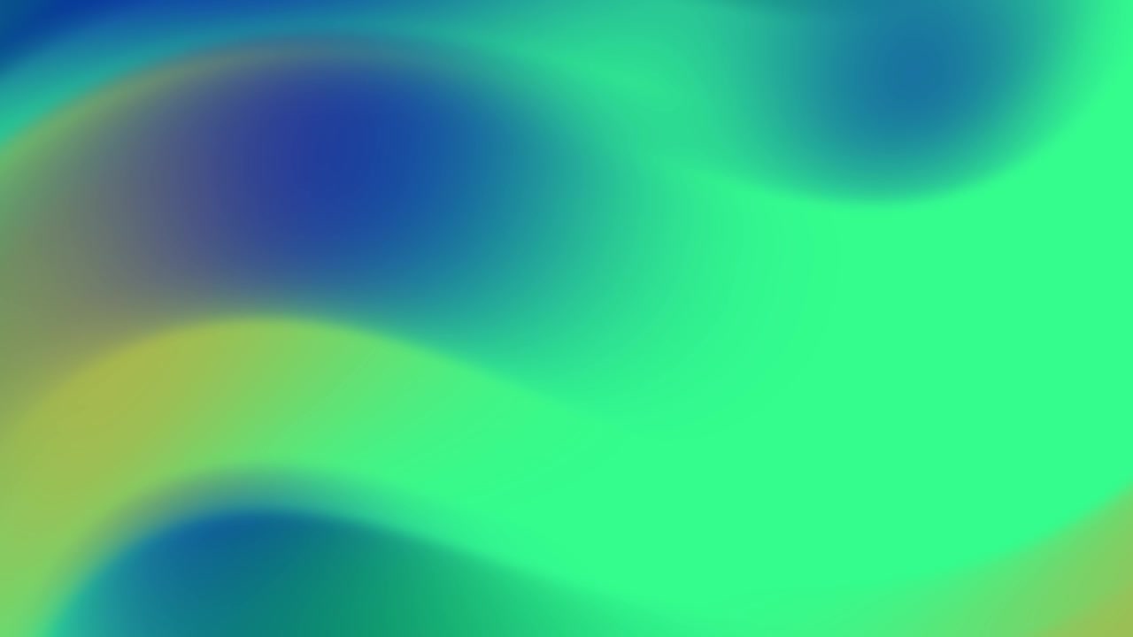 Smooth Animated Gradient Background with Green and Blue Hues