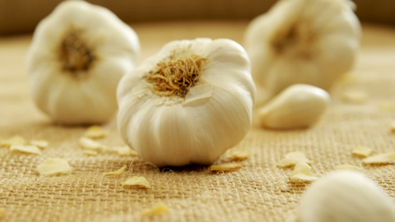 섬유에 대한 마늘 4k