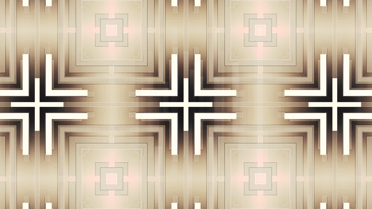 kaleidoscopio en movimiento. gráficos en movimiento de 4k