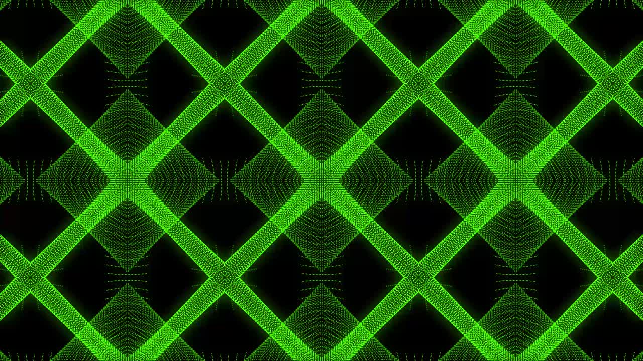 Green color Pattern gothic design animation motion graphics
