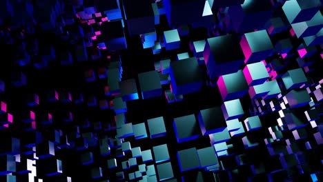el bucle vj de cubos pulsantes