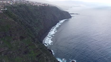 rock formations and cliffs of the north coast of tenerife, canary islands, spain