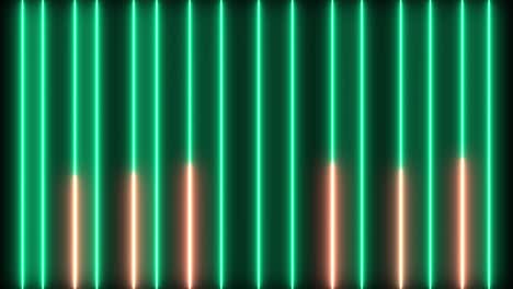 líneas de neón creativas abstractas, animación de bucle de barras.