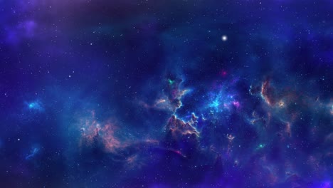 nebula  travel background loop 4k