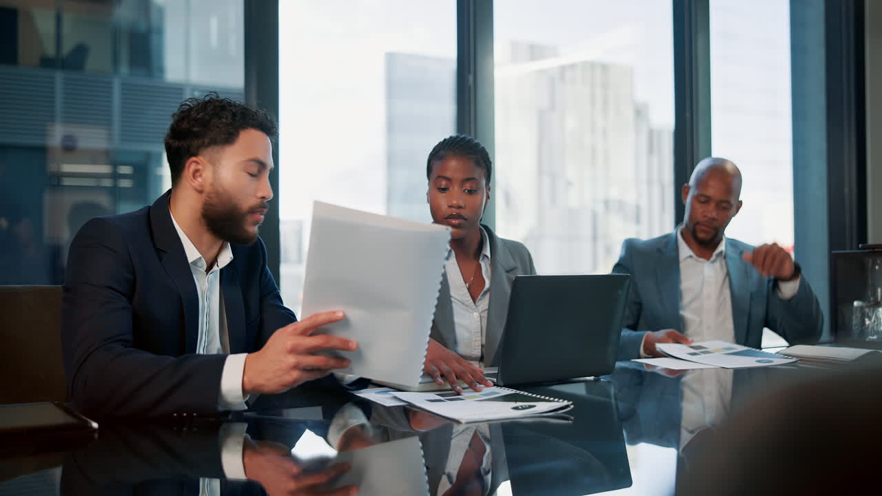 Business team collaborating in a meeting