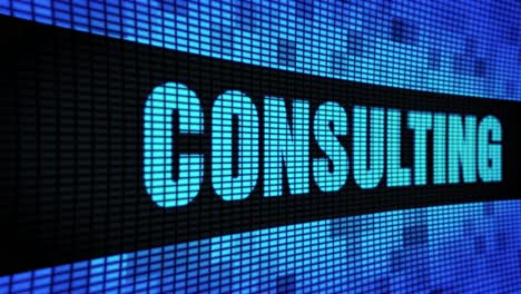 Consulting on LED Screen