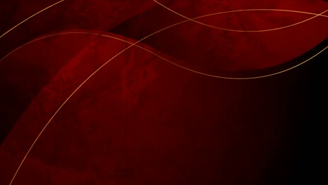 fondo de movimiento ondulado corporativo grunge rojo oscuro con líneas doradas