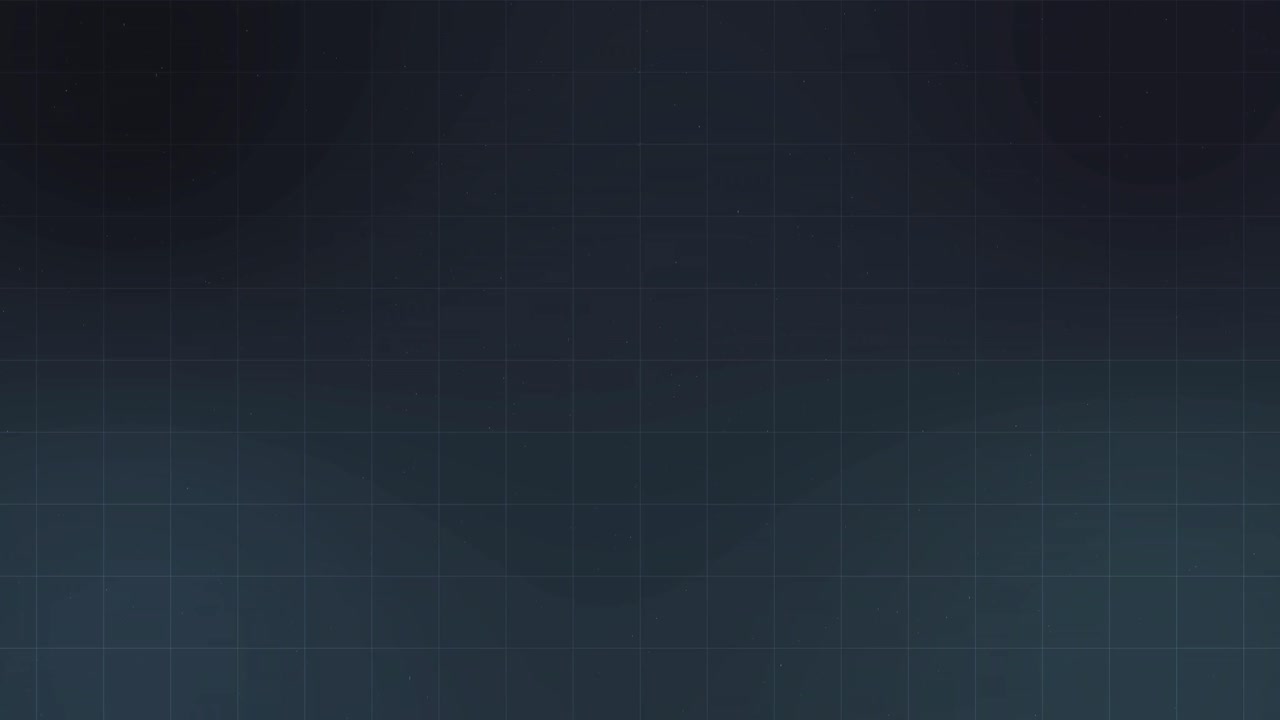 어두운 배경에 움직이는 색 선이 있는 그리드의 애니메이션