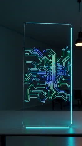 illuminated circuit board display