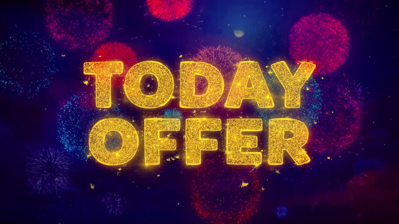 Offerta del Giorno - Celebrazione con Fuochi d'Artificio