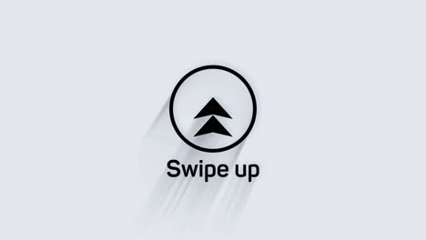 modern arrow, great design for any purposes. alpha channel without background. swipe up animation footage.