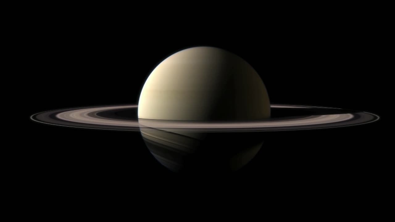 Saturn with rings