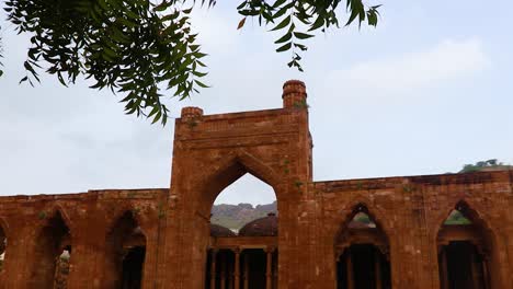 ancient grand mosque called adhai din ka jhonpra vintage architecture at day from different angle video is taken at adhai din ka jhonpra at ajmer rajasthan india on aug 19 2023