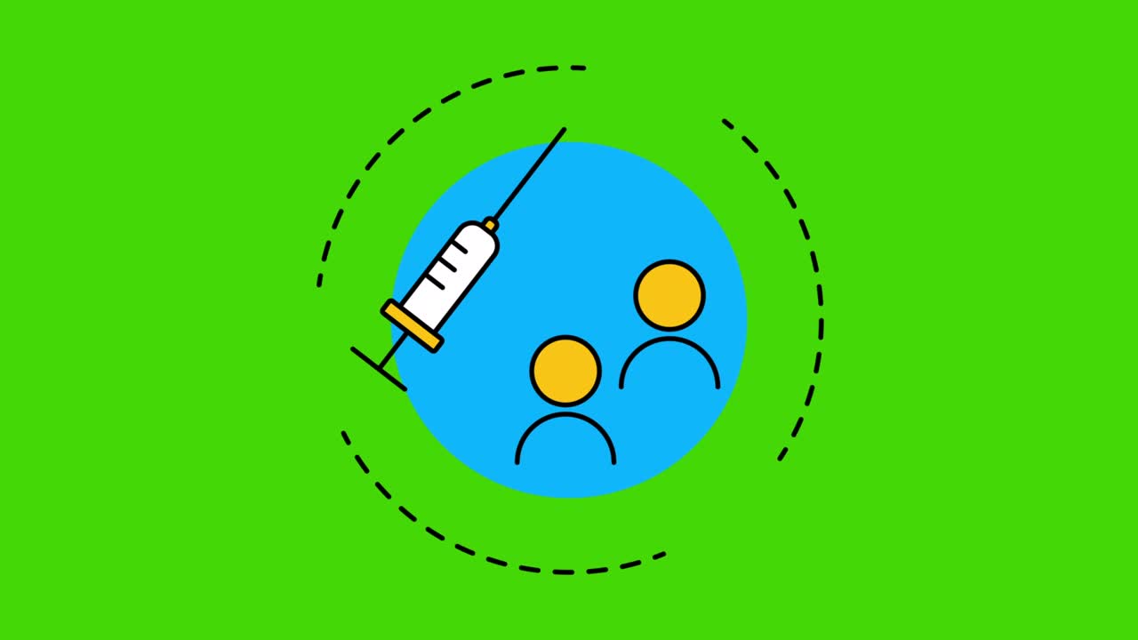 카 백신 배경 디자인의 4k 비디오