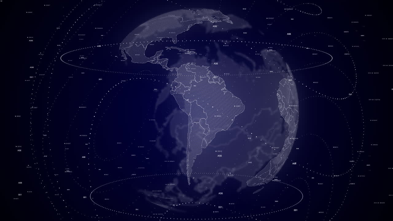 globo digital girando, haciendo zoom en el país de bolivia