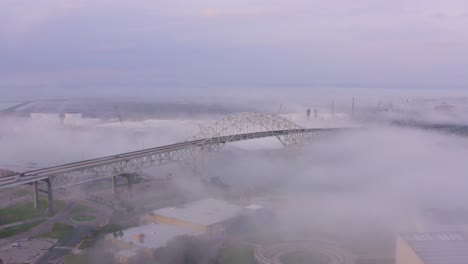 foggy day at corpus christi