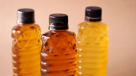 bottles of cooking oil