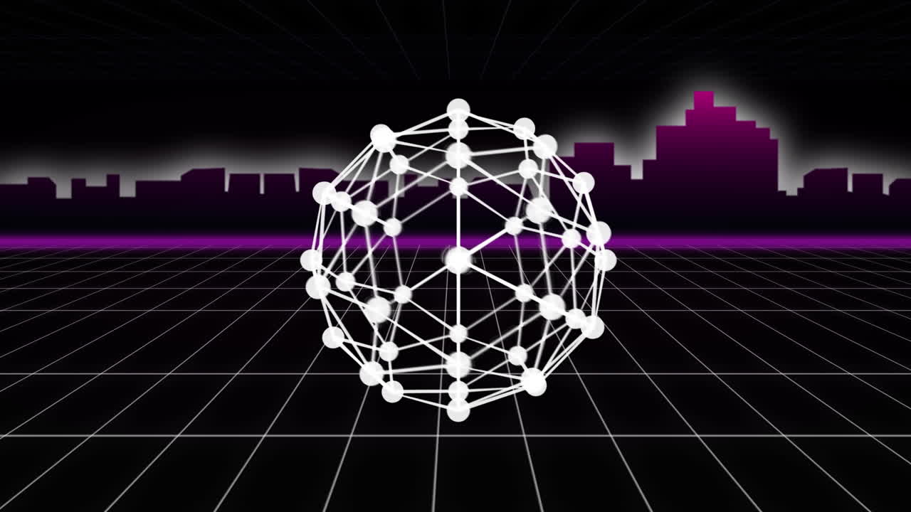 지구의 애니메이션과 도시 풍경에 대한 데이터 처리