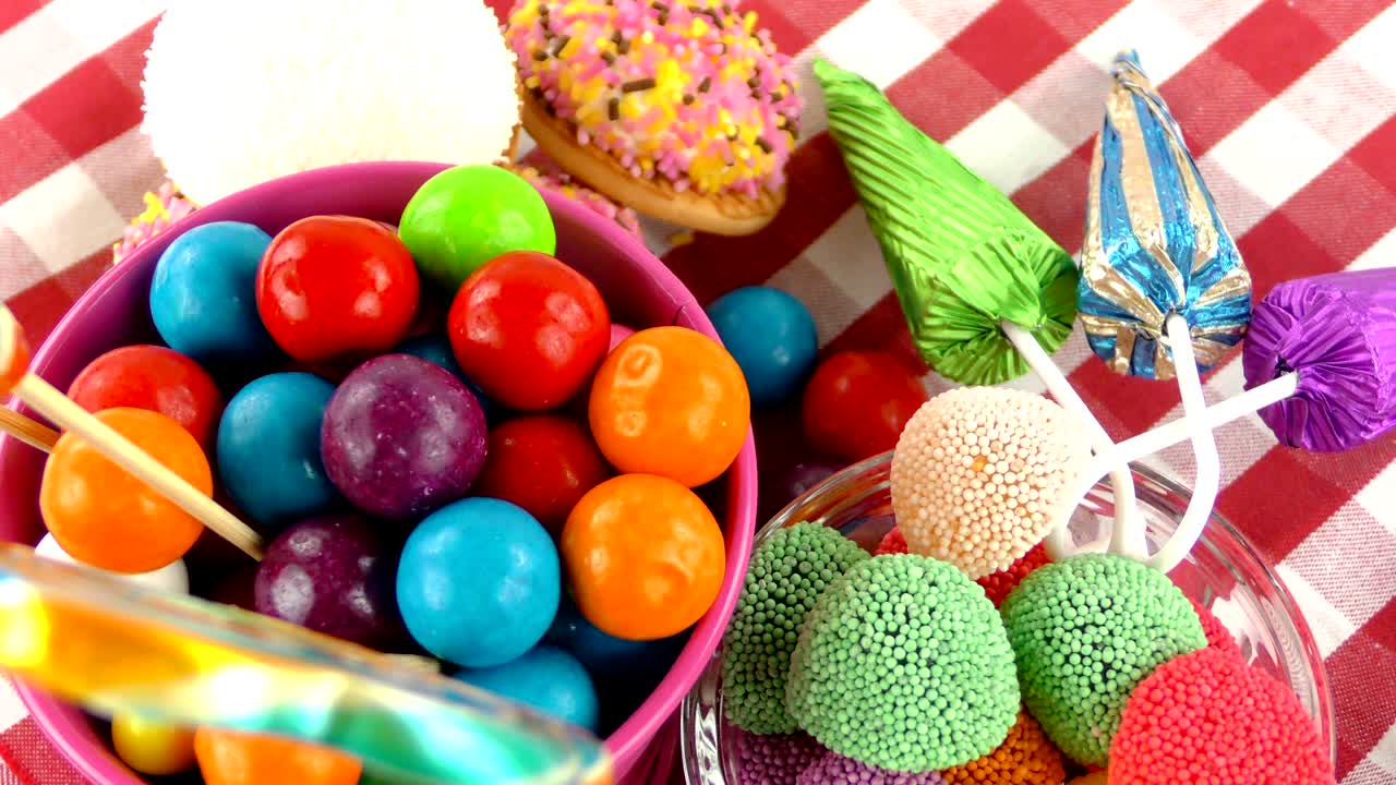 caramelo dulce gelatina y delicioso postre de azúcar