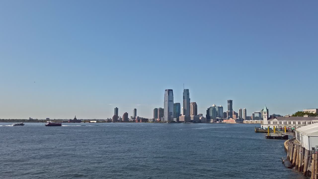 View of New Jersey City from Battery park in New York